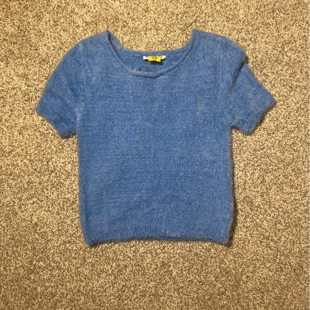 Garage Fuzzy Crop Top